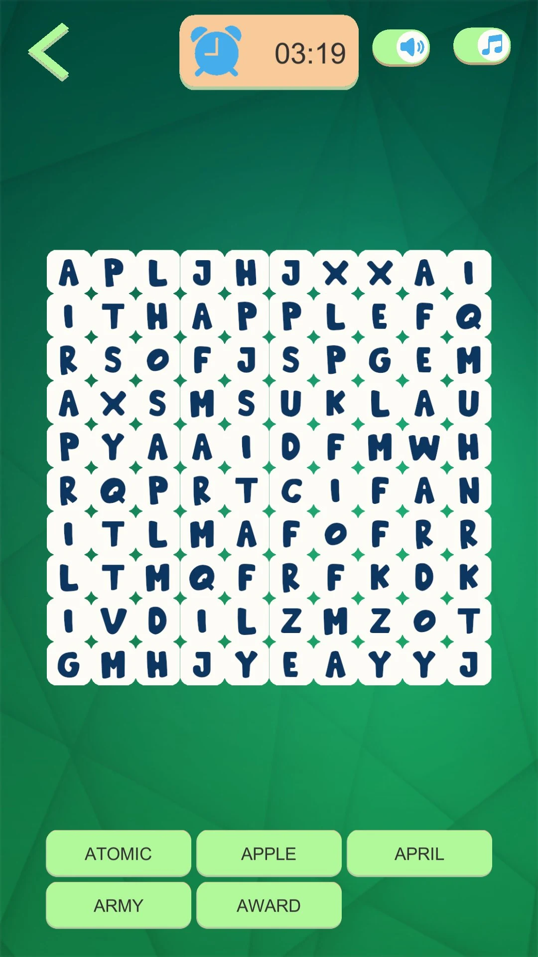 789 Matrix Word Puzzle screenshot