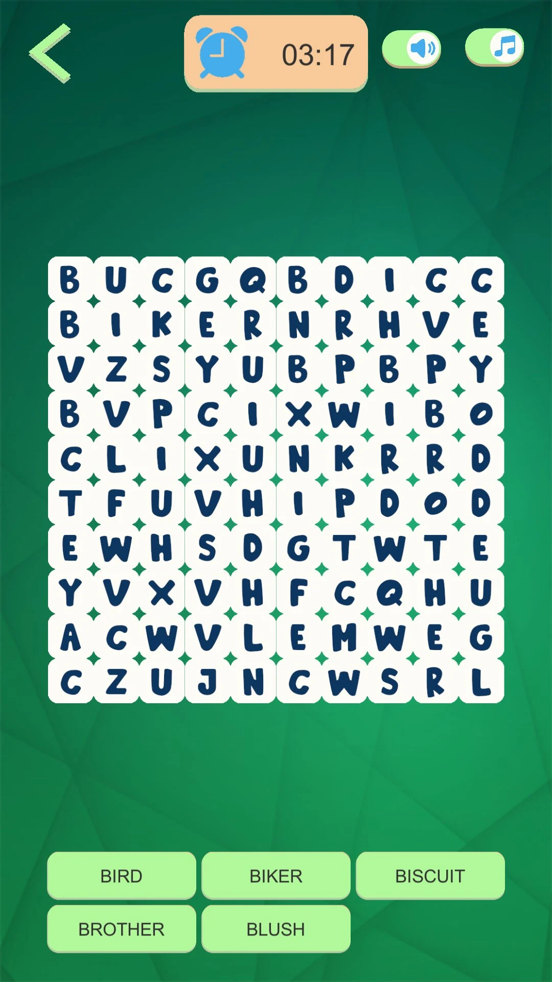 789 Matrix Word Puzzle screenshot