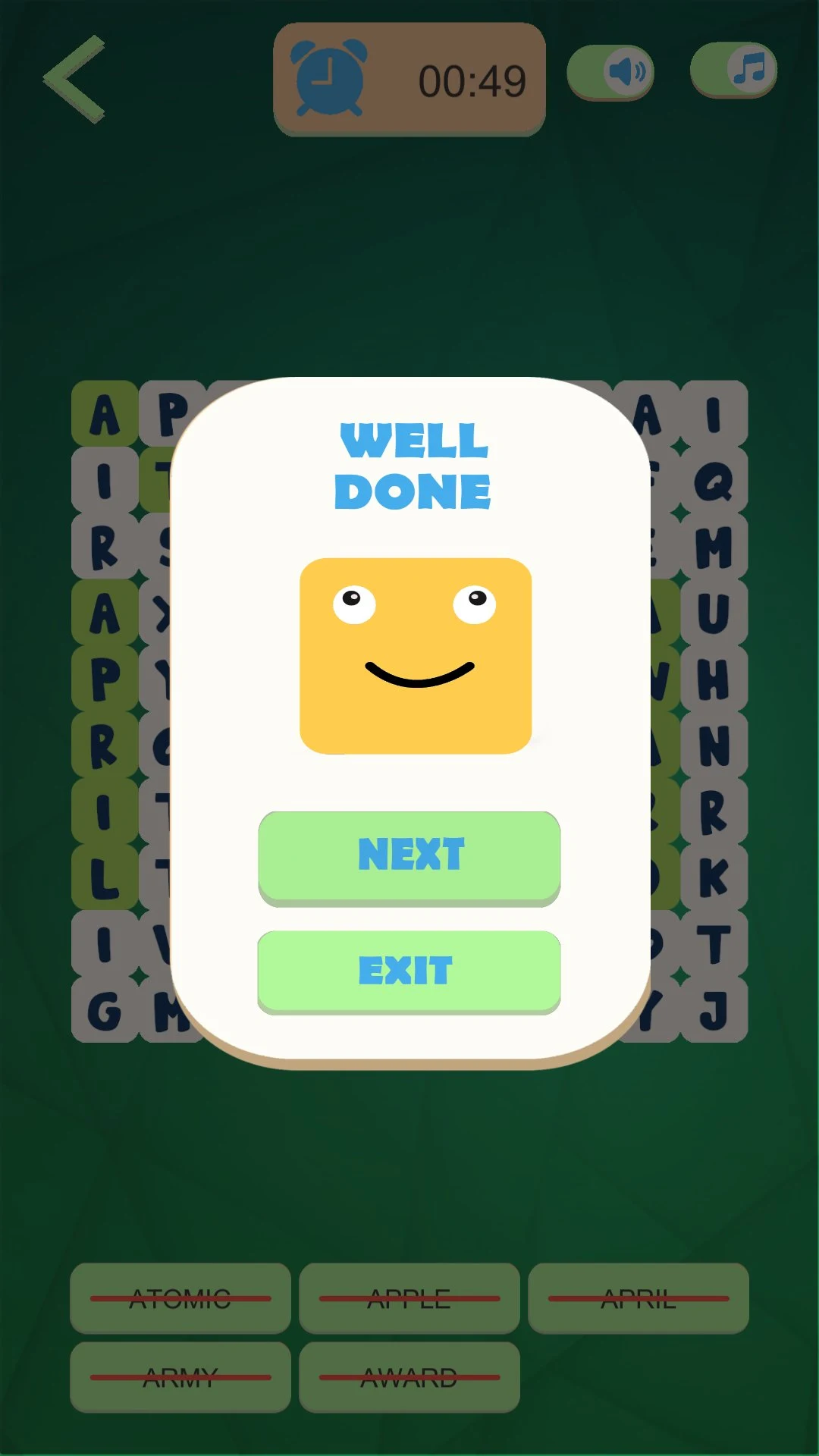 789 Matrix Word Puzzle screenshot
